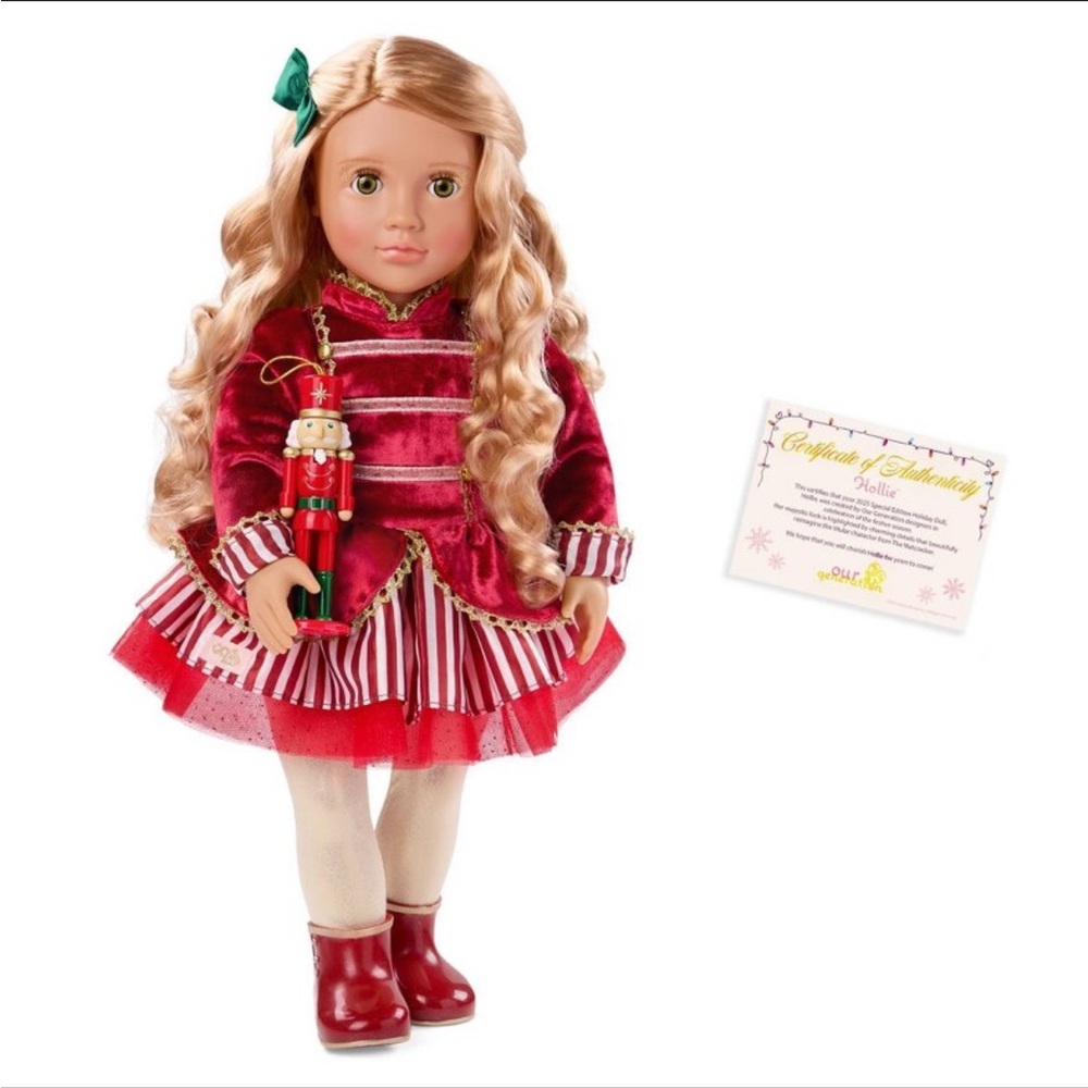 Our Generation Christmas Hollie Doll with Nutcracker Limited Edition